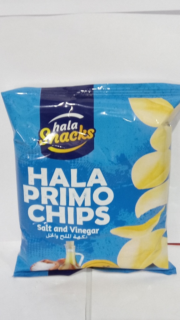 [9817] هلا شيبس بريمو ملح وخل 20  غرام