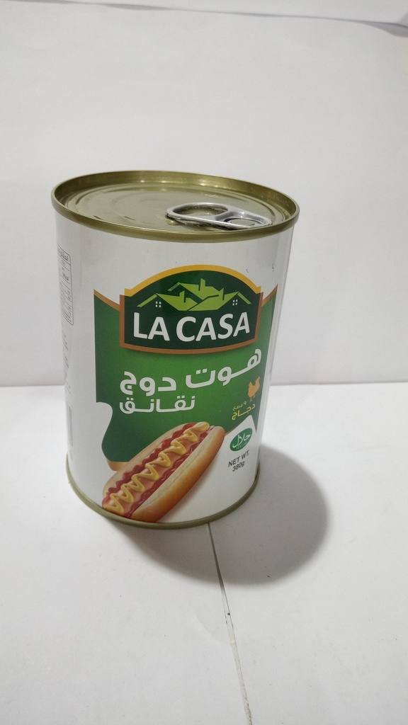 [10505] لاكاسا هوت دوغ دجاج 380  غرام