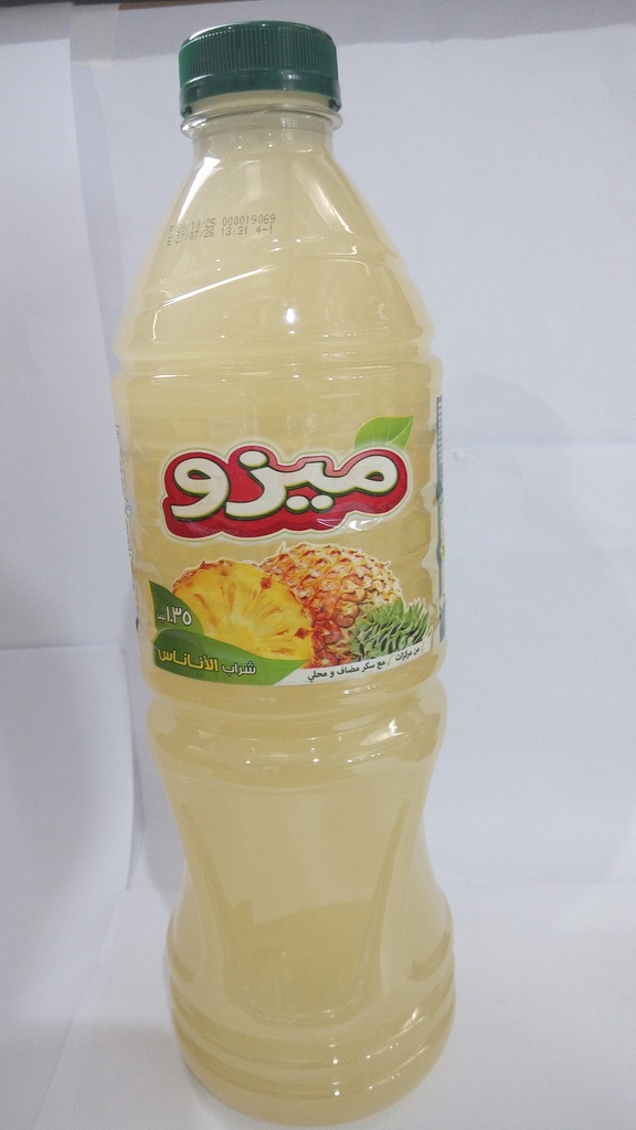 [15883] ميزو عصير بالاناناس 1.35  لتر*6  حبات